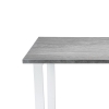 Стол Лота Лофт 120х74х75 25 мм белый матовый / бетон
