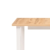 Стол раскладной Лота Лофт 120(160)х75х75 25 мм дуб вотан / белый матовый