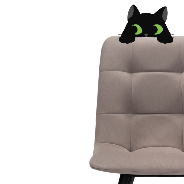 Стул на металлокаркасе Чилли черный / латте