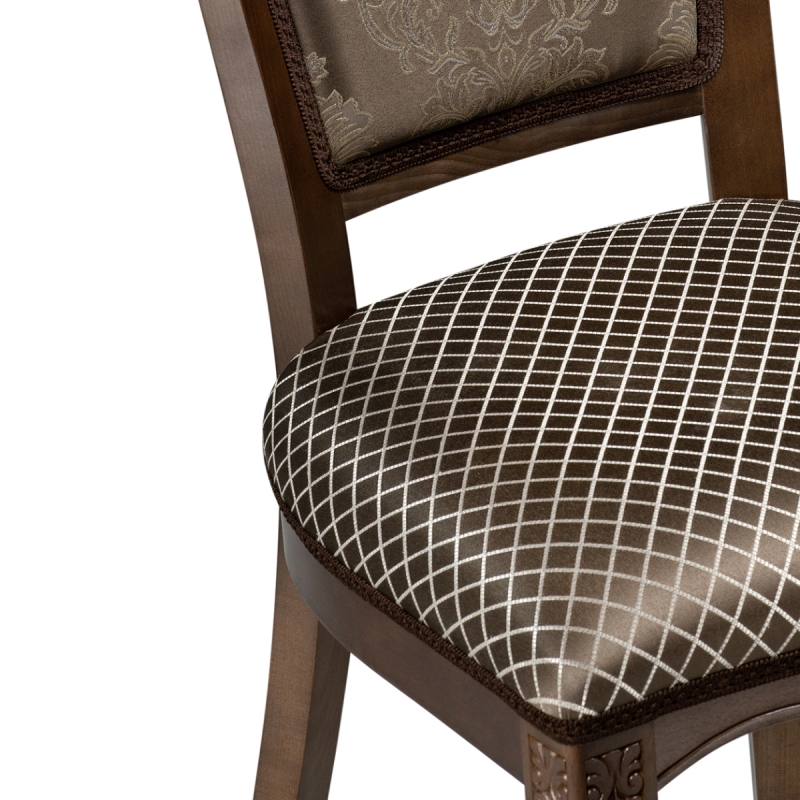 Деревянный стул Байона орех / ромб