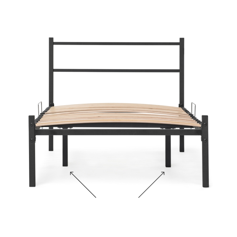 Односпальная кровать Фади 90х200 черная