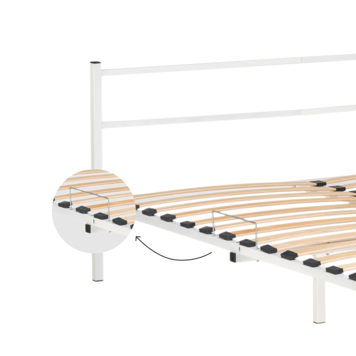 Двуспальная кровать Фади 160х200 белая