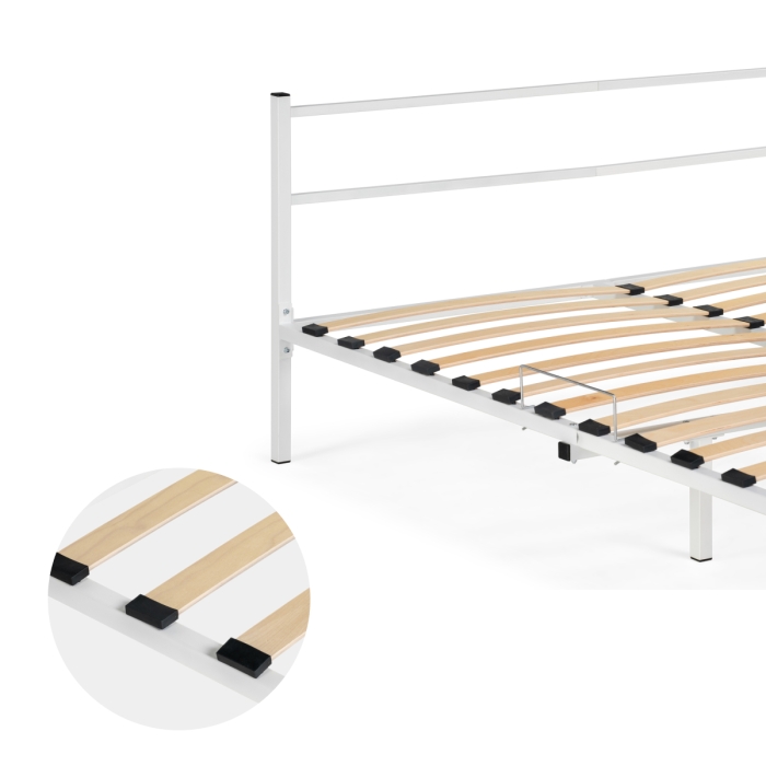 Двуспальная кровать Фади 160х200 белая