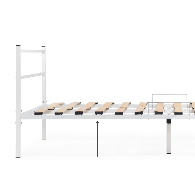 Двуспальная кровать Фади 160х200 белая