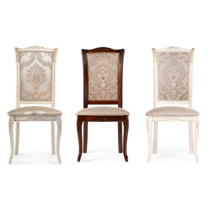 Деревянный стул Керия слоновая кость / ткань С65