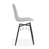 Стул на металлокаркасе Чилли К светло-серый / черный