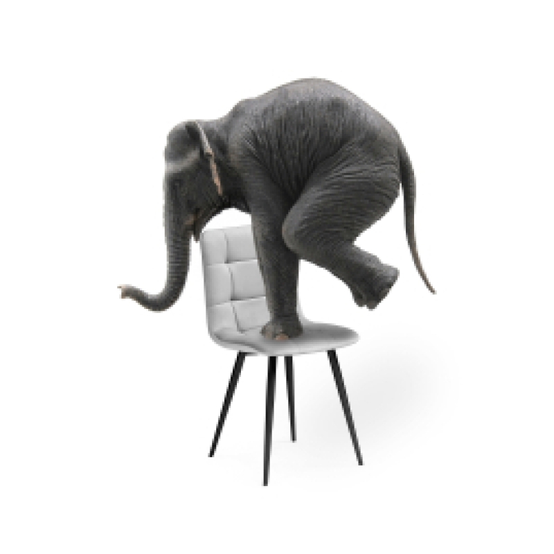 Стул на металлокаркасе Чилли К светло-серый / черный