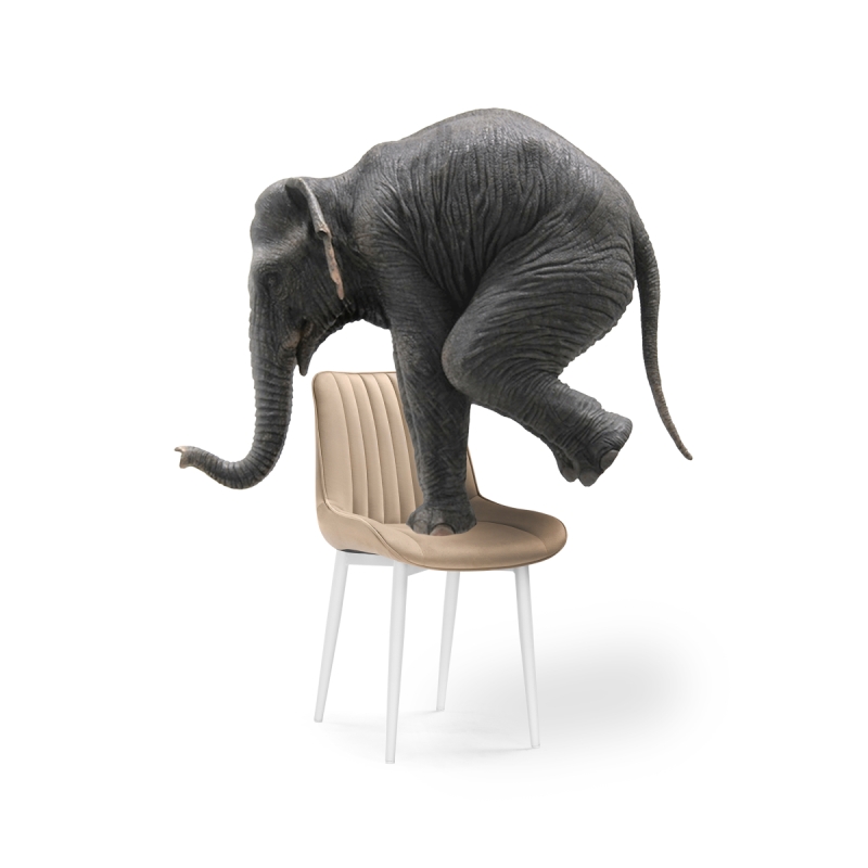 Стул на металлокаркасе Седа велюр бежевый / белый