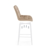 Полубарный стул Алст бежевый / белый