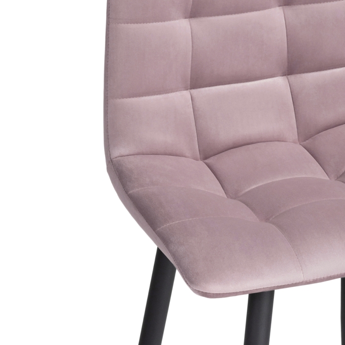 Полубарный стул Чилли К розовый / черный