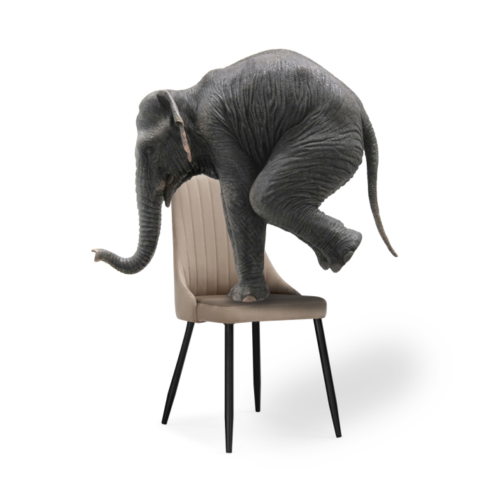 Стул на металлокаркасе Кора бежевый / черный