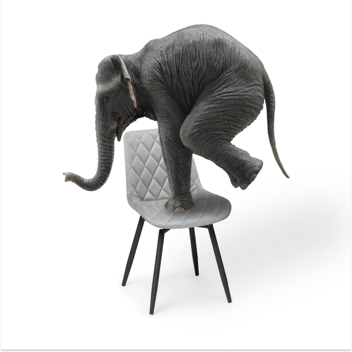 Стул на металлокаркасе Баодин К крутящийся светло-серый / черный