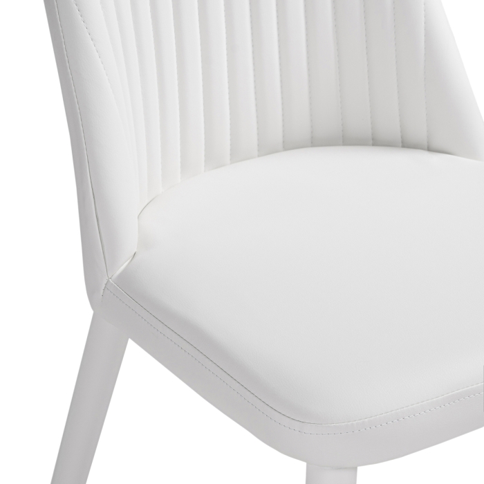 Стул на металлокаркасе Фена R белый