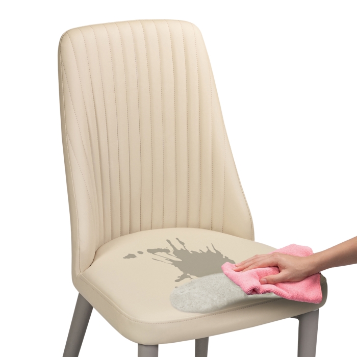 Стул на металлокаркасе Фена R латте / капучино