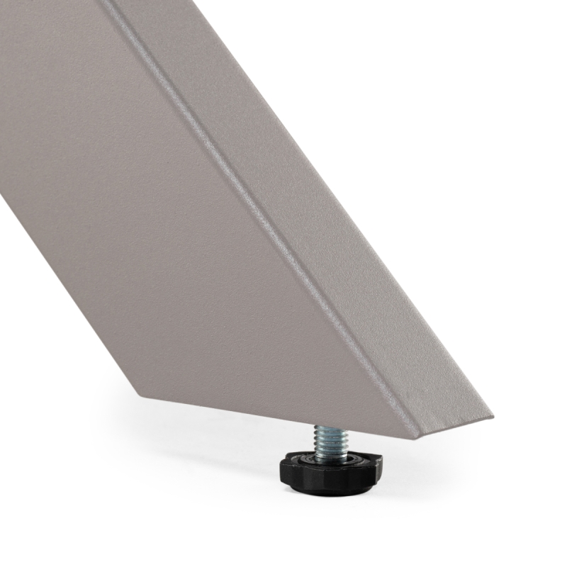 Стеклянный стол Палу 130(170)х80х76 латте / капучино