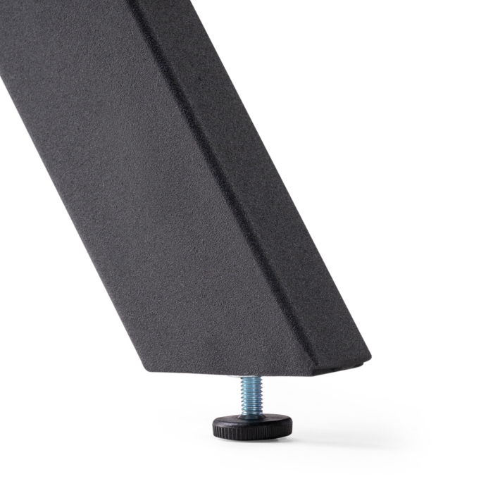 Стеклянный стол Палу 130(170)х80х76 черный