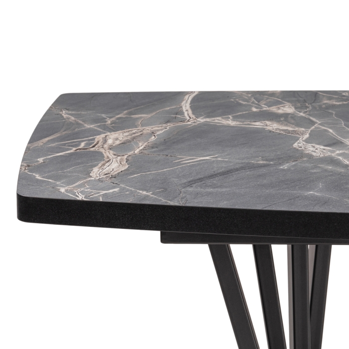 Стол на тумбе Эудес черный