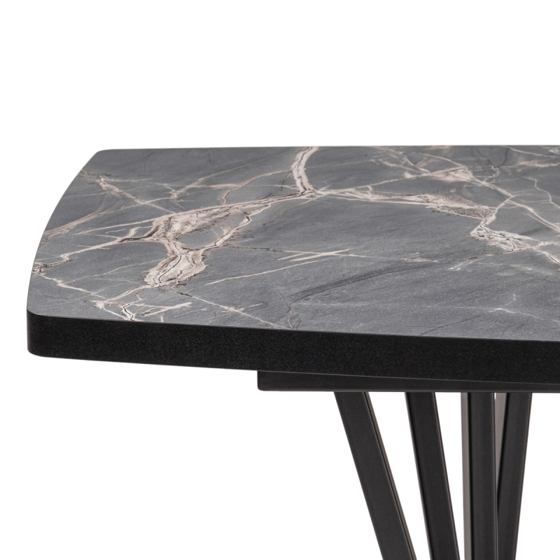 Стол на тумбе Эудес черный