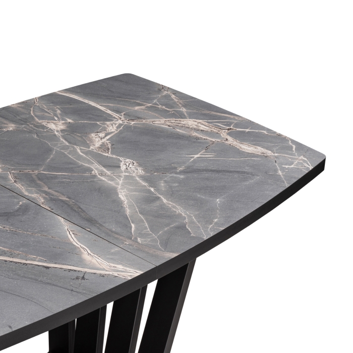 Стол на тумбе Эудес черный