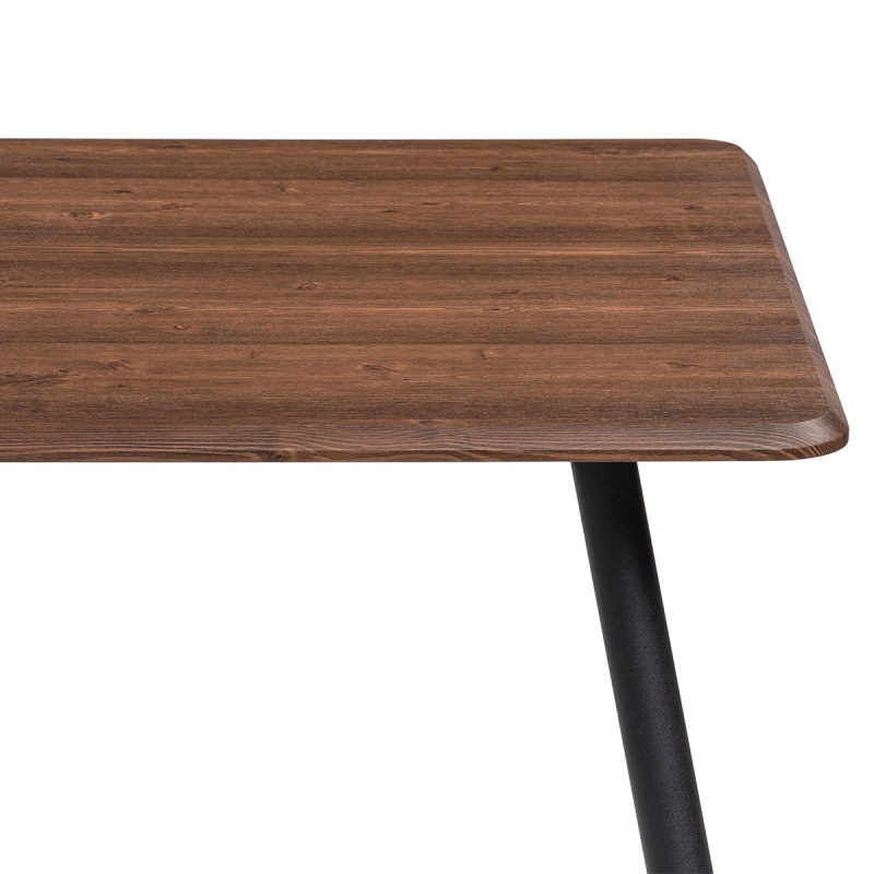 Стол Кангас 120х80х77 орех кантри / черный