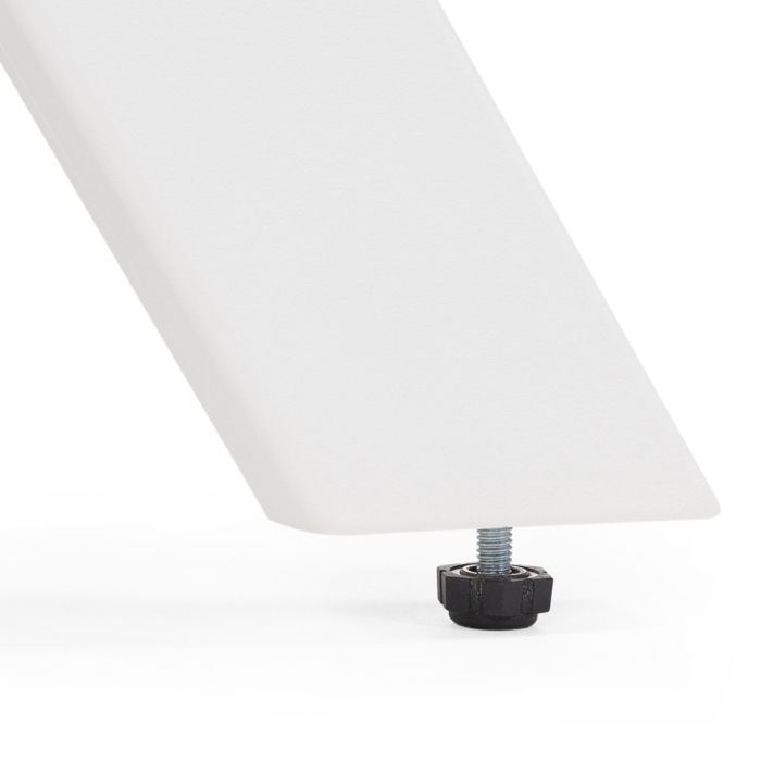 Стеклянный стол Трейси 110(150)х110х77 белый