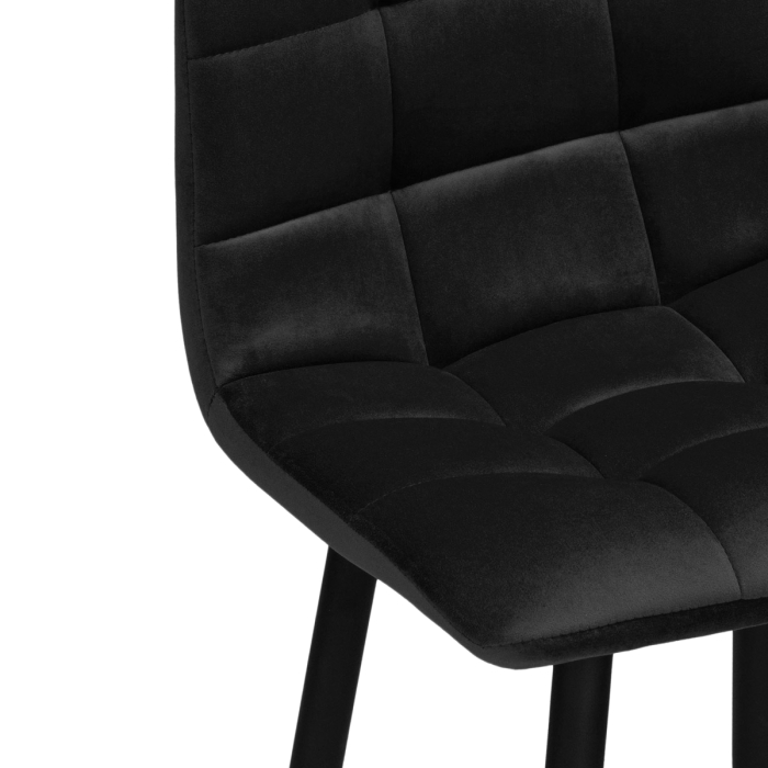 Полубарный стул Чилли К черный / черный