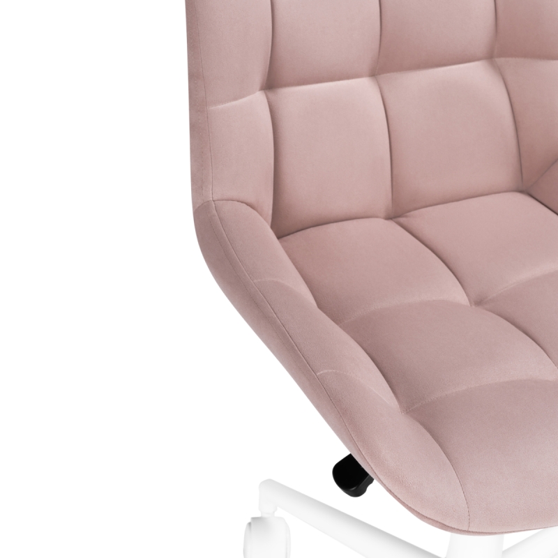 Компьютерное кресло Честер розовый / белый
