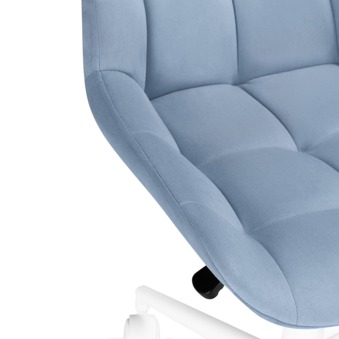 Компьютерное кресло Честер голубой (velutto 47 ) / белый