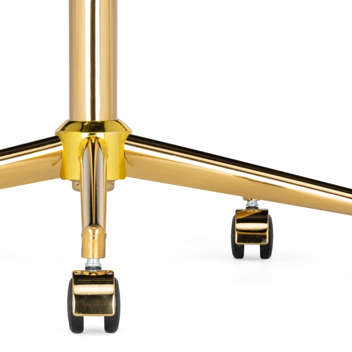 Компьютерное кресло Честер светло-серый (california 900)/ золото