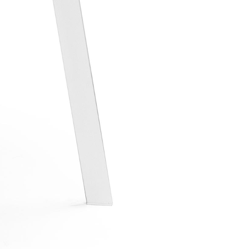 Стол Тринити Лофт 120х80х75 25 мм бетон / белый матовый