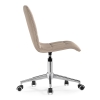 Компьютерное кресло Квадро бежевое / хром