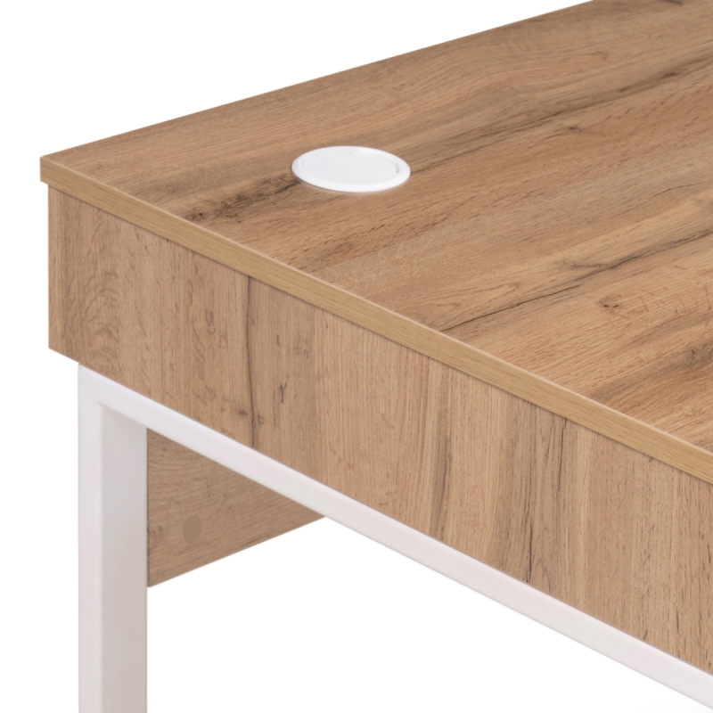 Письменный стол Реус 115х70х77 дуб вотан / белый