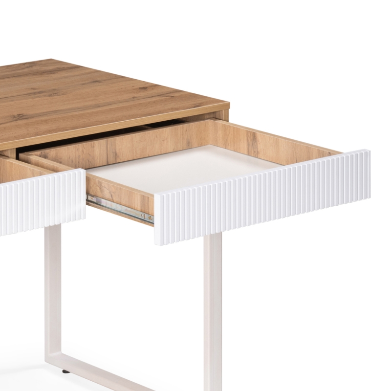 Письменный стол Реус 115х70х77 дуб вотан / белый