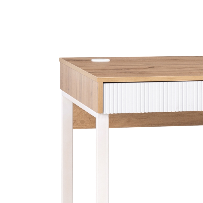 Письменный стол Реус 115х70х77 дуб вотан / белый