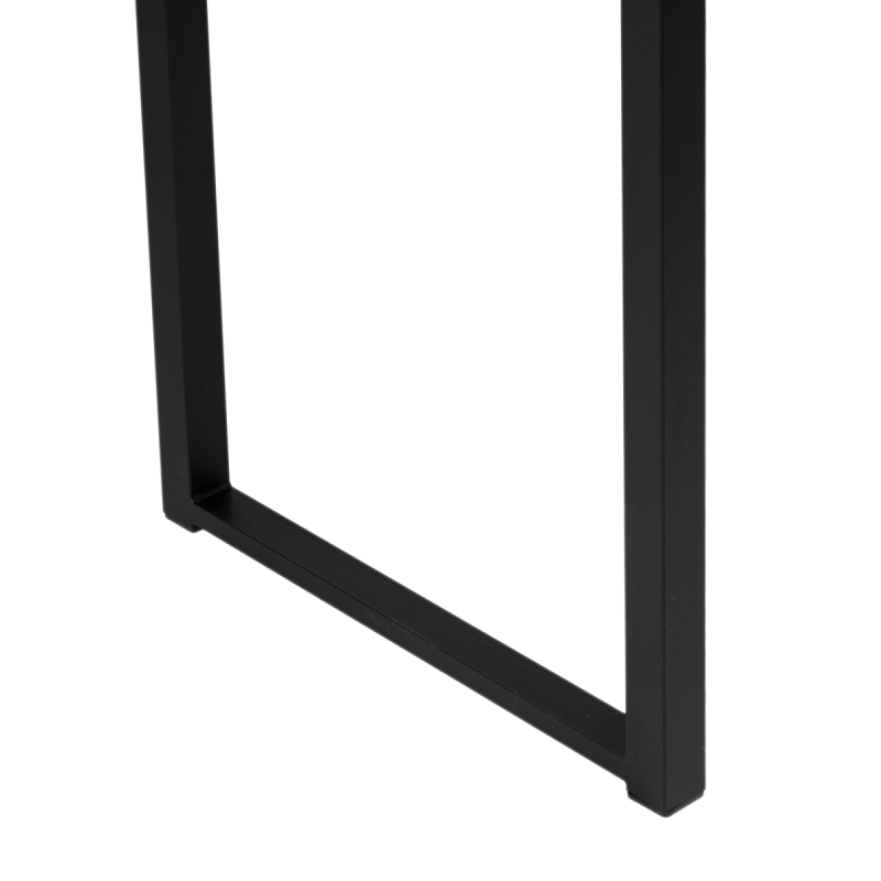 Деревянный стол Форли 110(170)х67х77 рошелье / черный матовый