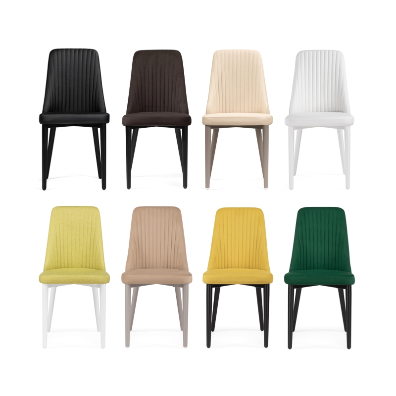 Стул на металлокаркасе Фена R капучино / латте