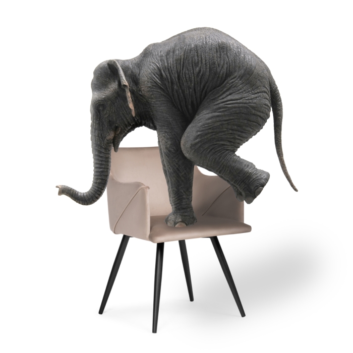 Стул на металлокаркасе Эджелл латте / черный