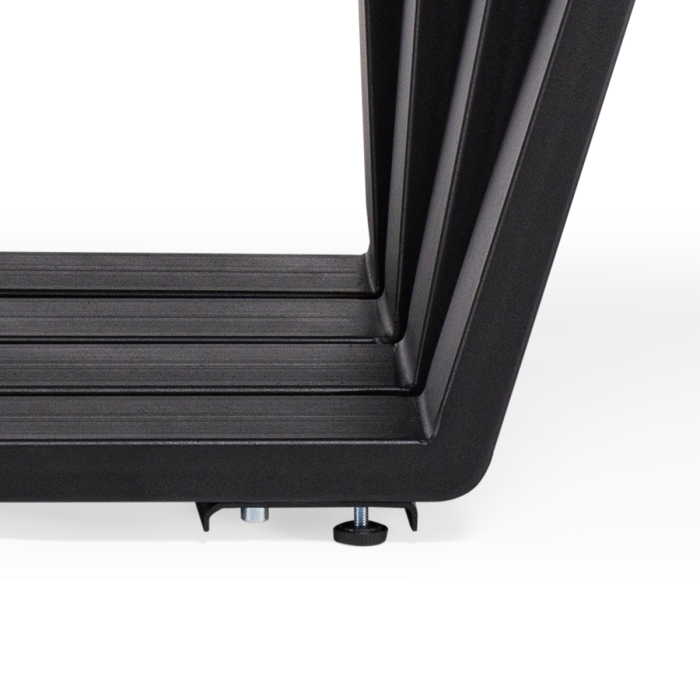 Стол на тумбе Эудес дуб галифакс табак / черный