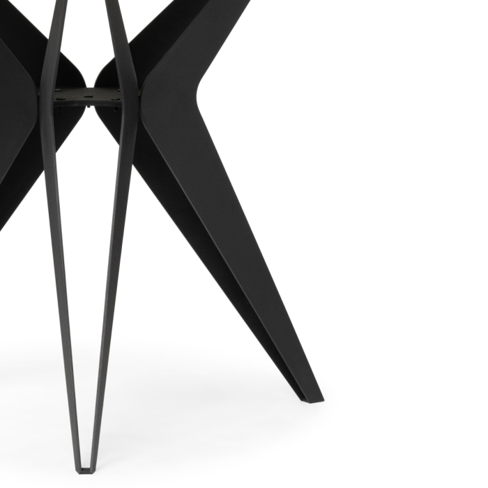 Деревянный стол Рикла 100х76 орех кантри / черный