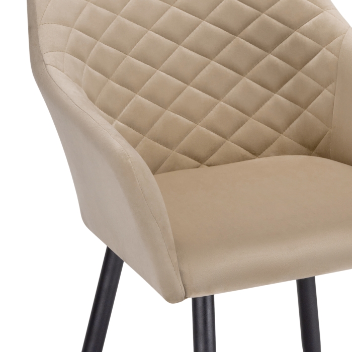 Кресло Стив бежевое / черное