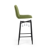 Полубарный стул Дани зеленый / черный