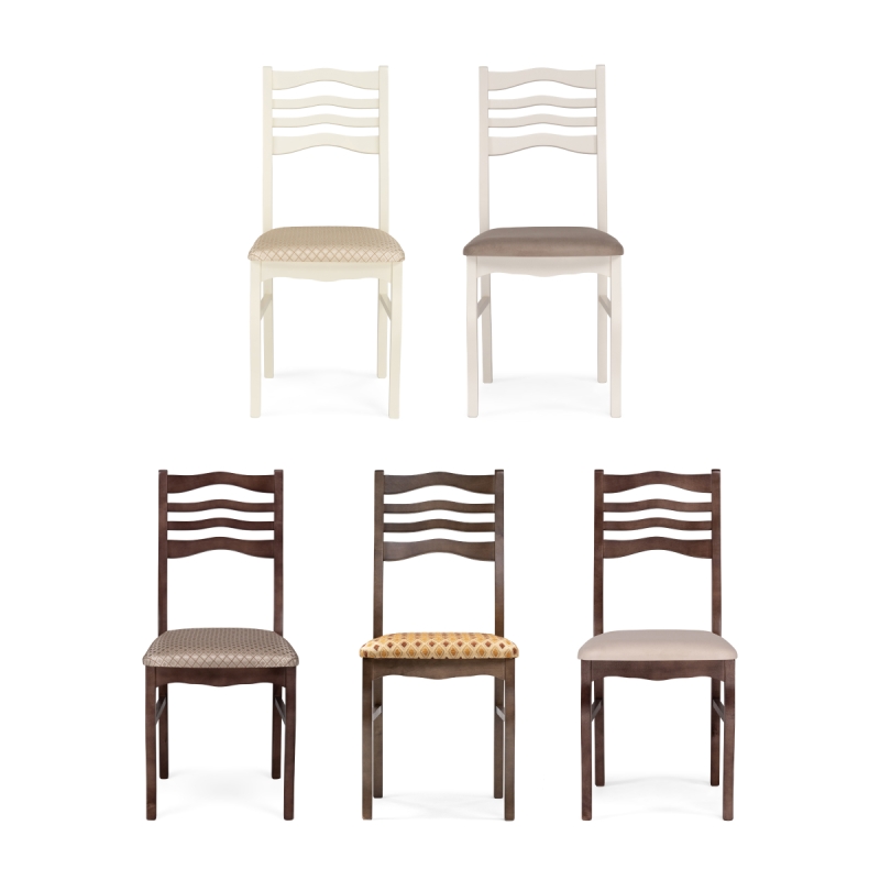 Деревянный стул Амадиу темно-коричневый