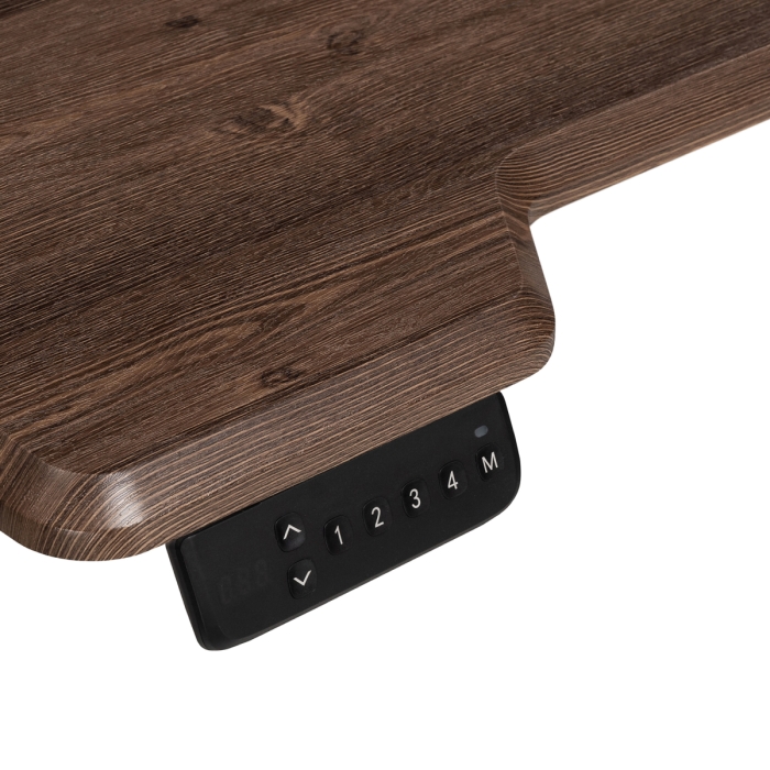 Компьютерный стол Маркос с механизмом подъема 120х75х75 орех кантри / белый