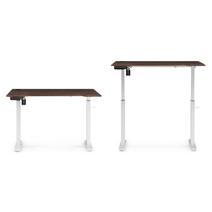 Компьютерный стол Маркос с механизмом подъема 120х75х75 орех кантри / белый
