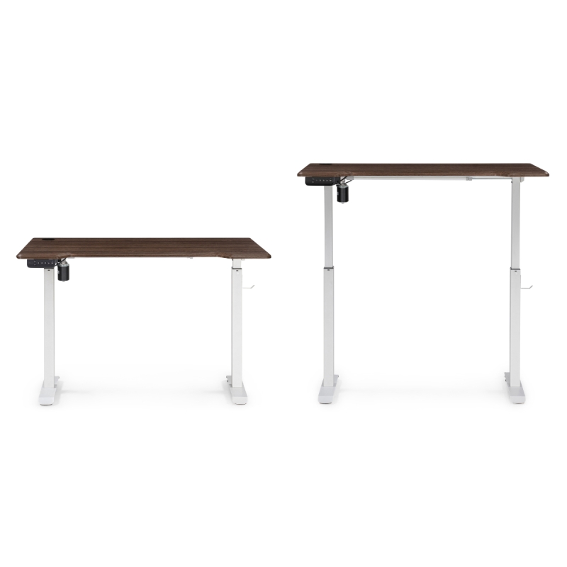 Компьютерный стол Маркос с механизмом подъема 120х75х75 орех кантри / белый