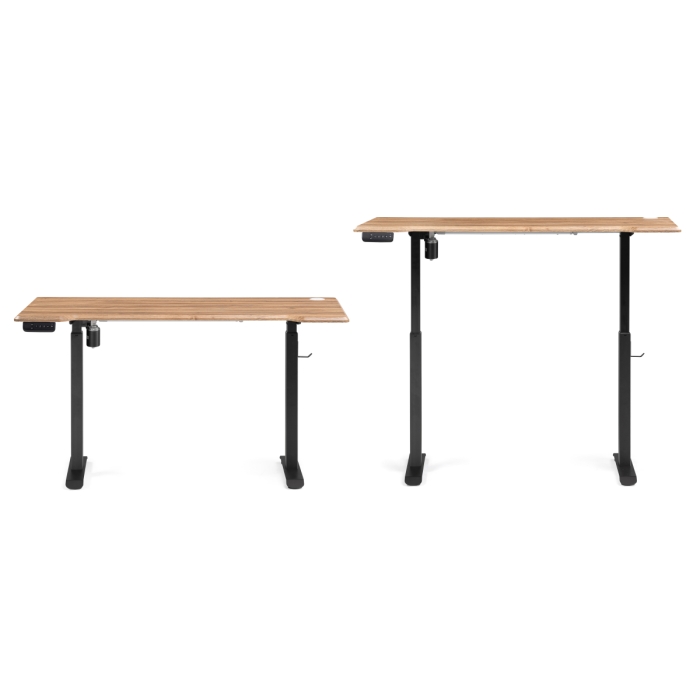 Компьютерный стол Маркос с механизмом подъема 140х80х75 дуб вотан / черный