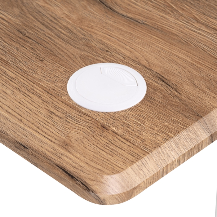 Компьютерный стол Маркос с механизмом подъема 140х80х75 дуб вотан / черный