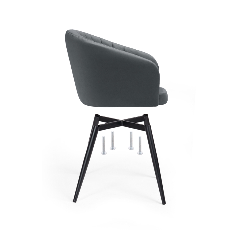 Стул на металлокаркасе Моншау бэст VL-2109 13 / черный