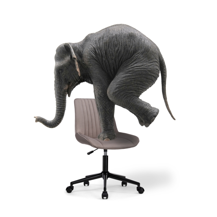 Компьютерное кресло Сеона латте / черный