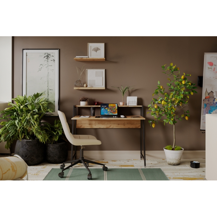 Компьютерное кресло Честер бежевый / черный